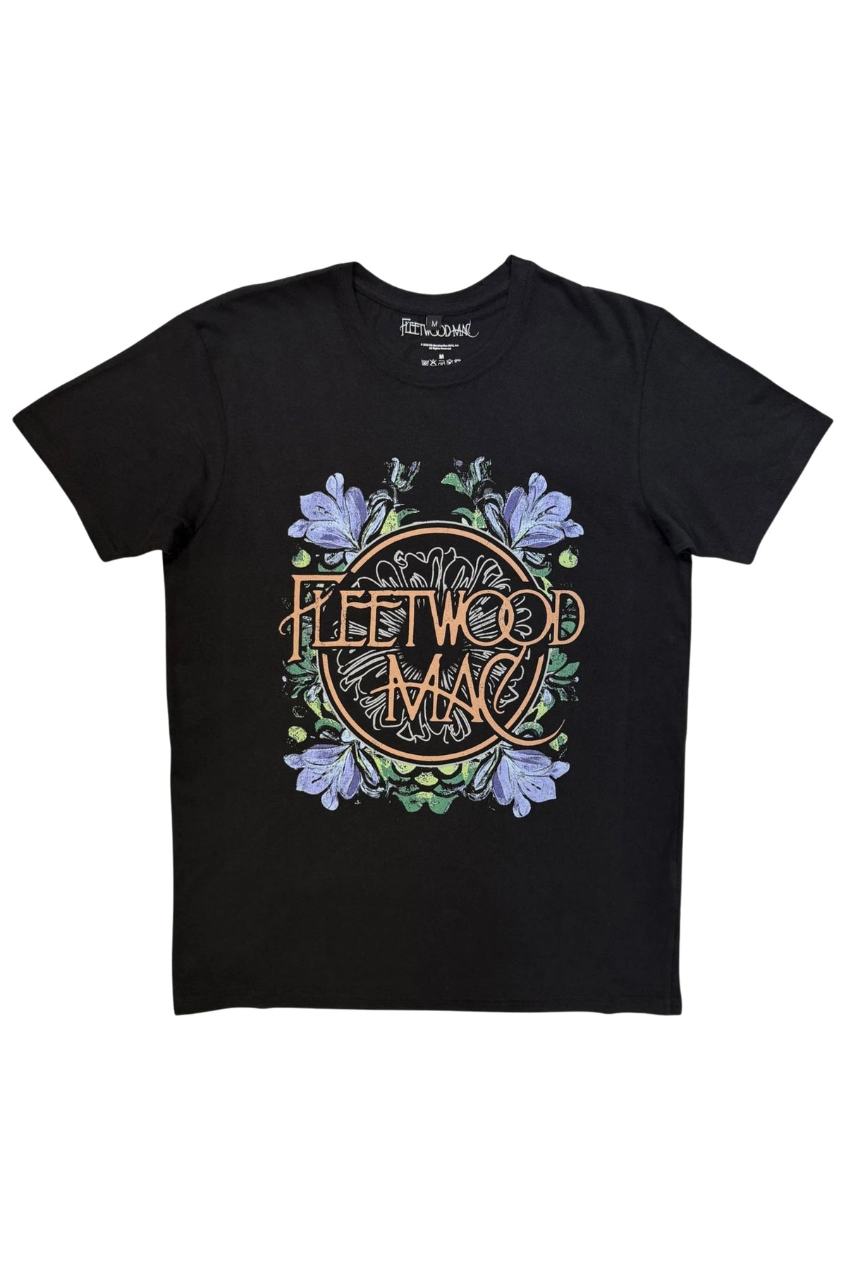 Fleetwood Mac Wildflower black band T-Shirt product view