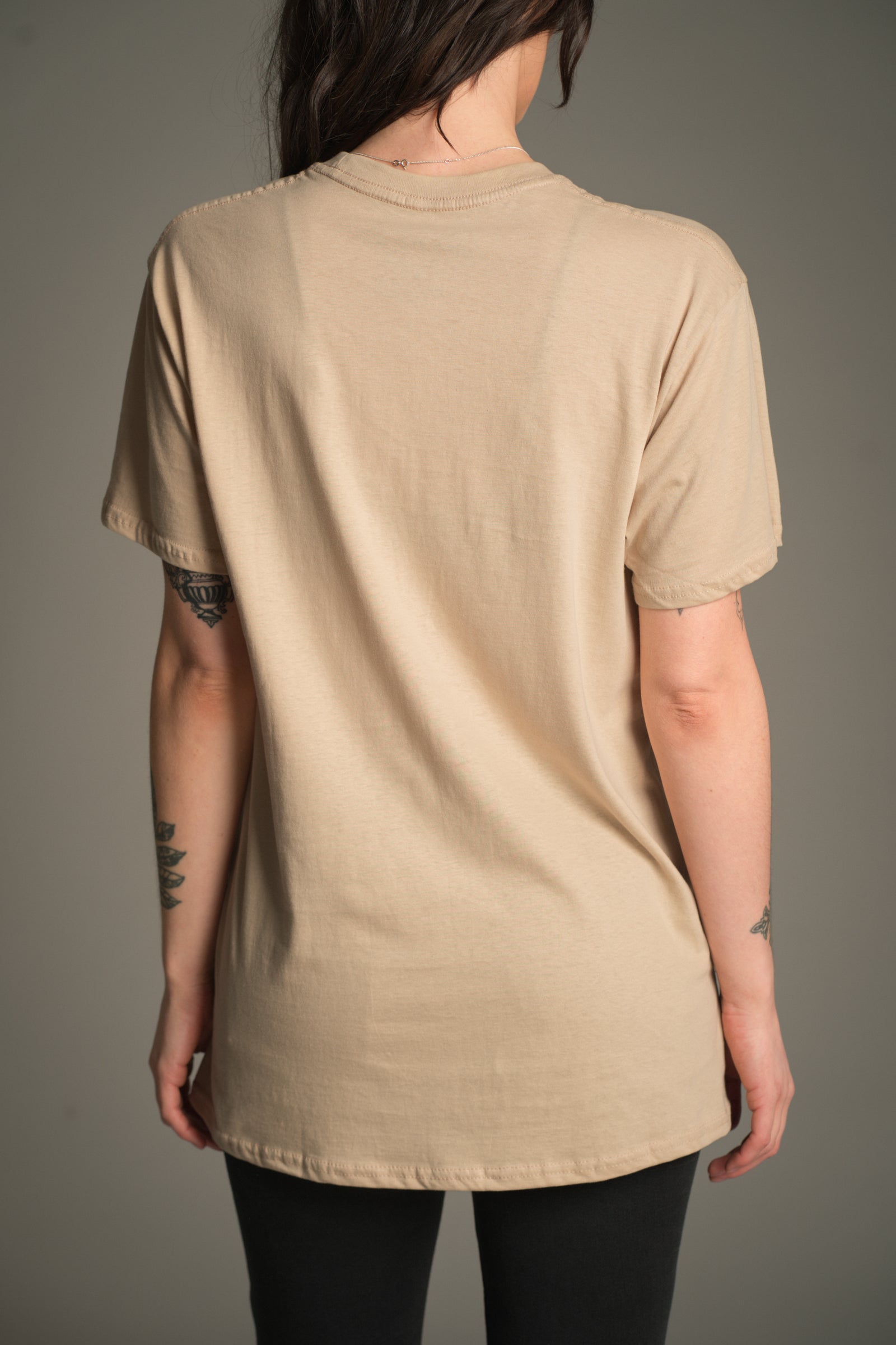 Joni Mitchell Clouds band tee back view relaxed fit