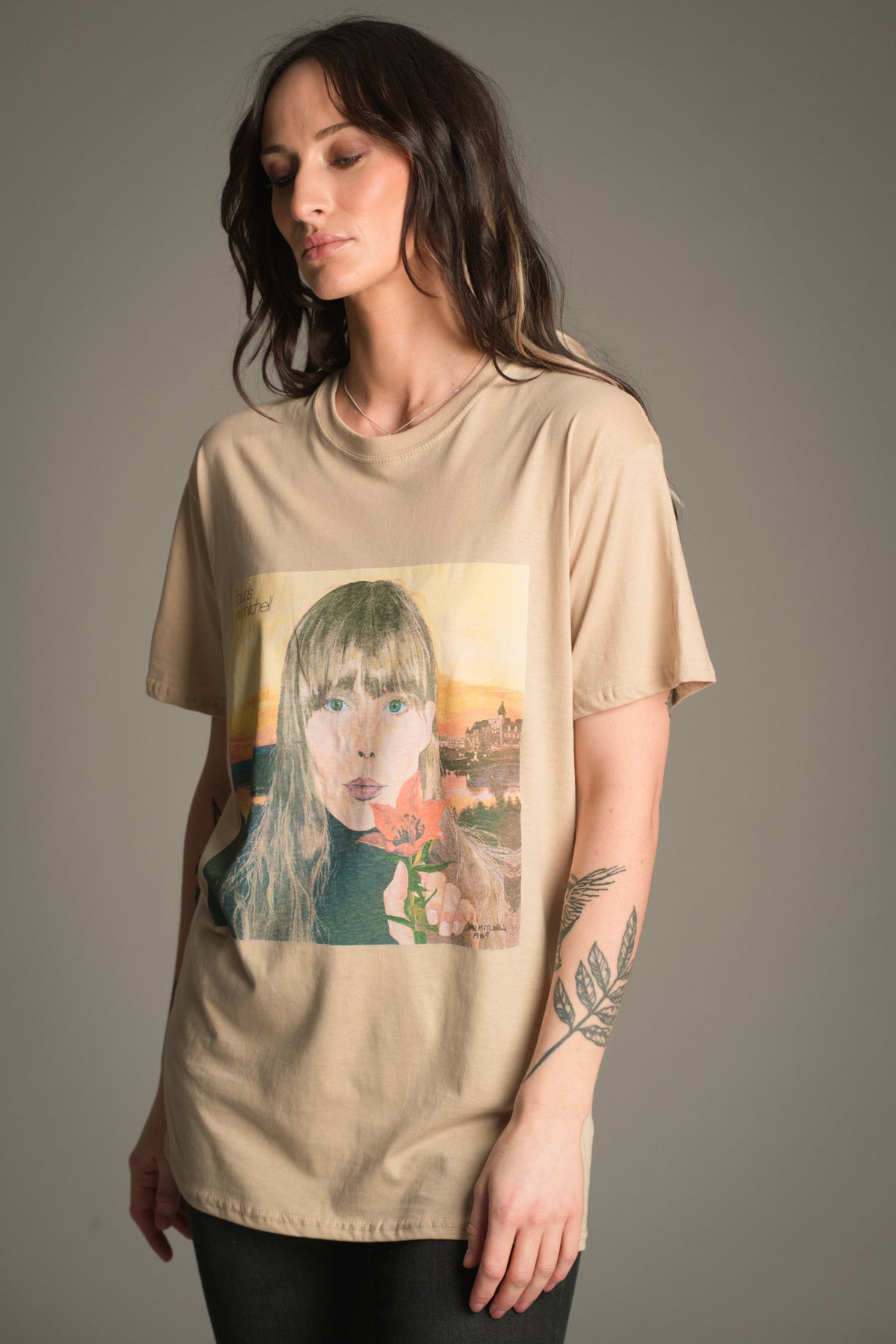 Joni Mitchell Clouds Band Tee