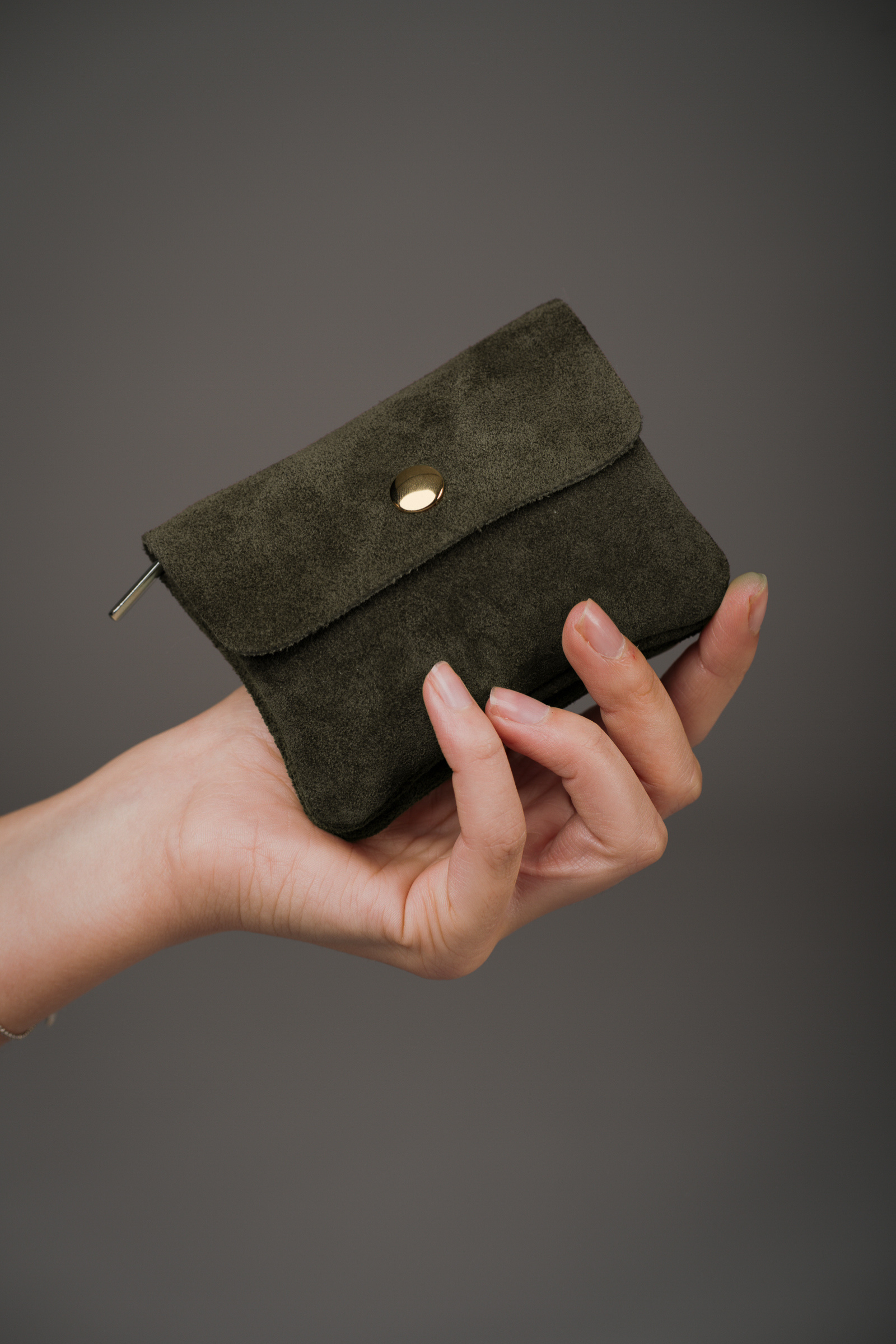 Genuine Suede Purse