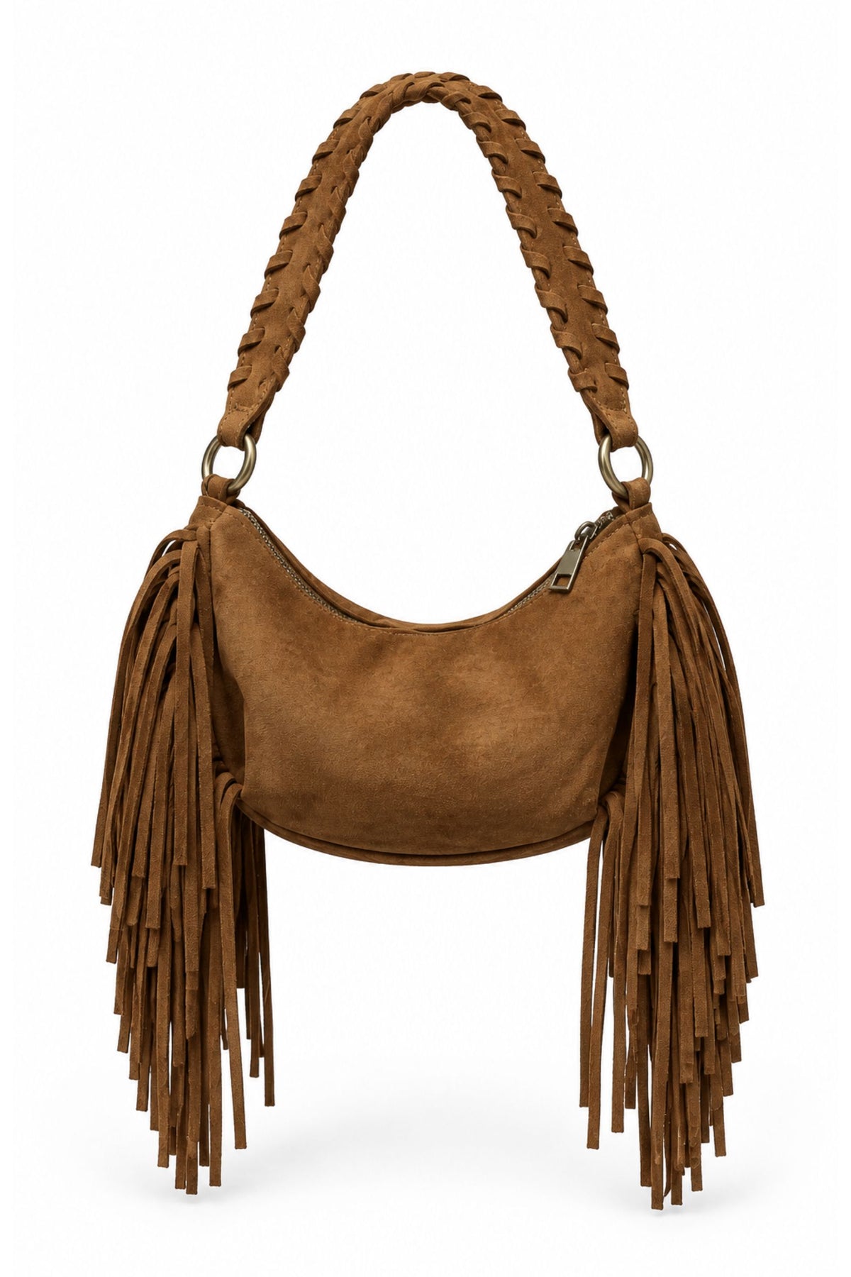 Lainey Tan Fringe Bag