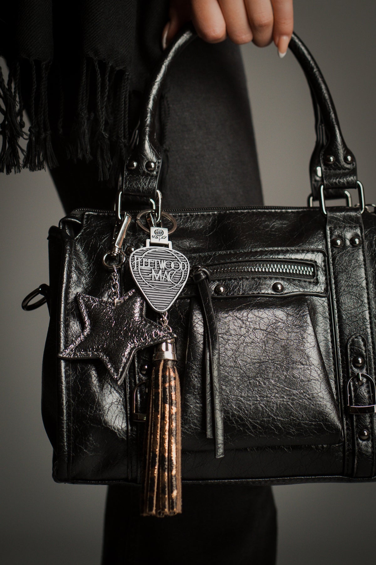 Fleetwood Mac Metal Plectrum Keyring