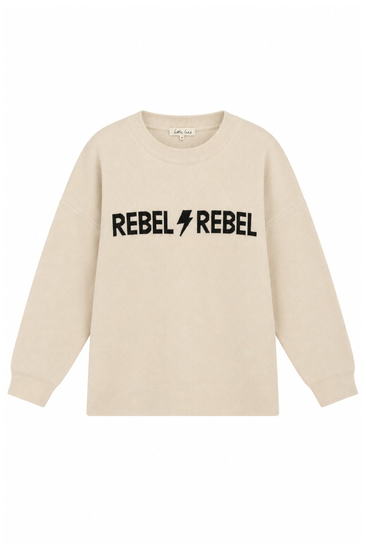 Rebel Rebel Cream Knit Jumper