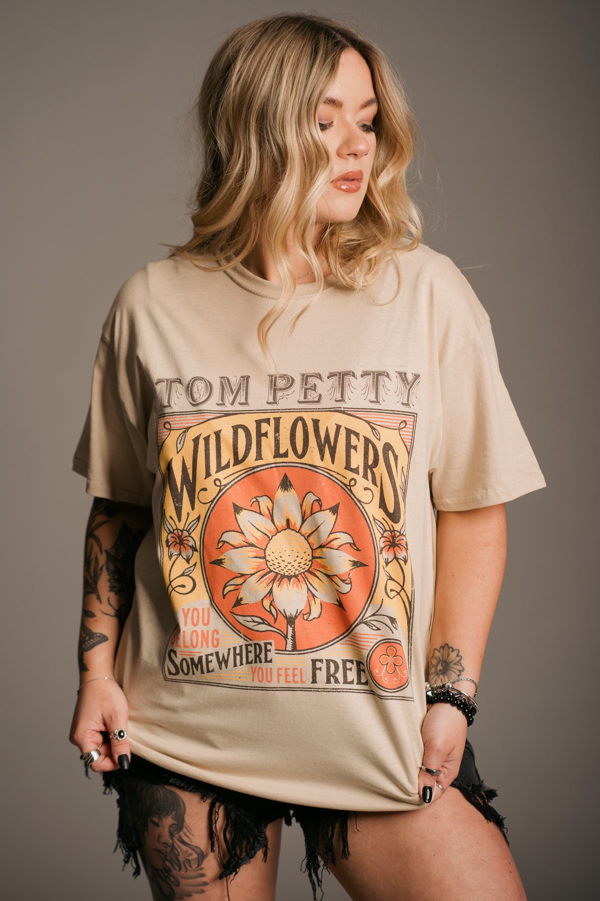 Tom Petty Wildflowers Band Tee