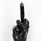 Give 'em Hell Hand Candle - anatomical hand candles in middle finger gesture in black