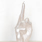 Give 'em Hell Hand Candle - anatomical hand candles in middle finger gesture in silver