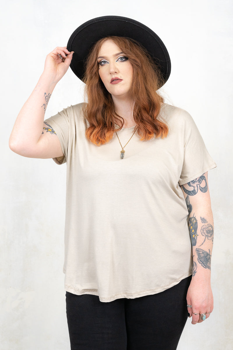 Gimme Danger Natural Slouch Tee