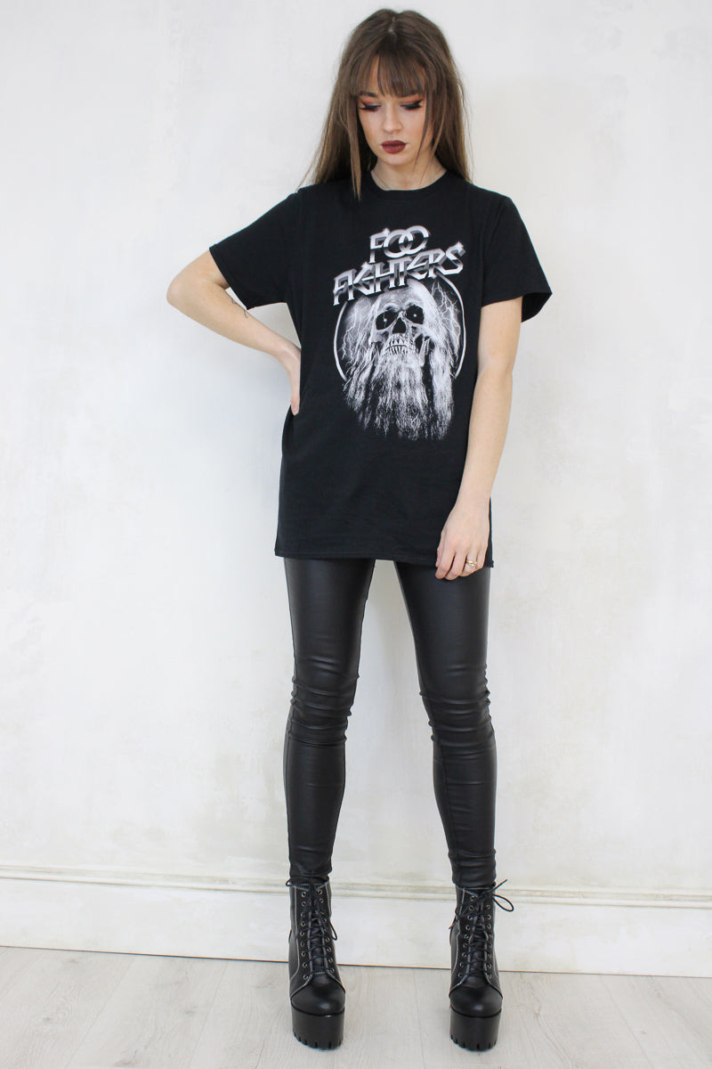 Foo Fighters Bearded Skull Tee